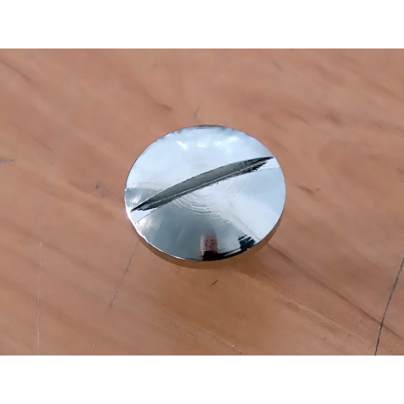 Bultaco chrome screw fastening shock absorber.
