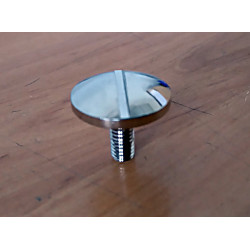 Bultaco chrome screw fastening shock absorber.