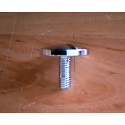Bultaco chrome screw fastening shock absorber.