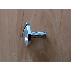 Bultaco chrome screw fastening shock absorber.