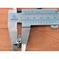 Chrome side cover fastening screw Bultaco.