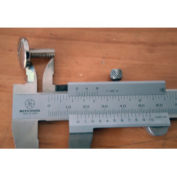 Tornillo cromado sujeción tapa lateral Bultaco.