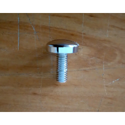Thick head screw fastening chrome side cover Bultaco.