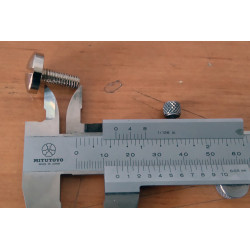Thick head screw fastening chrome side cover Bultaco.