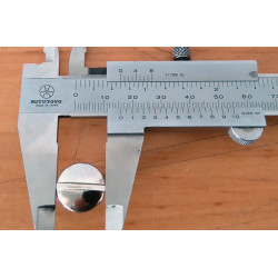 Thick head screw fastening chrome side cover Bultaco.