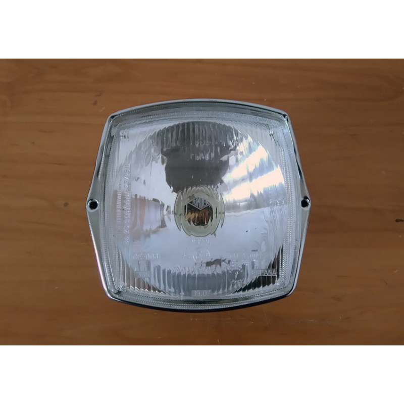 Headlight square adaptive Bultaco Sherpa 199B.