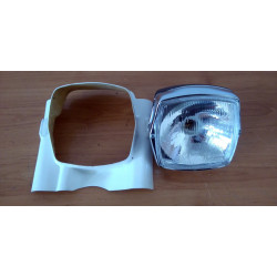 Faro cuadrado adaptable Bultaco Sherpa 199B.