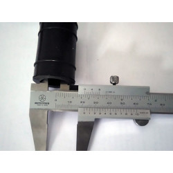 Rubber Silicone exhaust pipe 22mm.