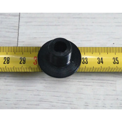 Tapón polietileno llenado aceite cambio Bultaco. Negro.