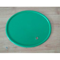 Classic green color number plate.