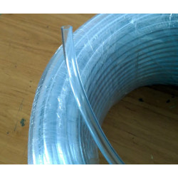 Transparent gasoline tube. 6 x 9 mm.