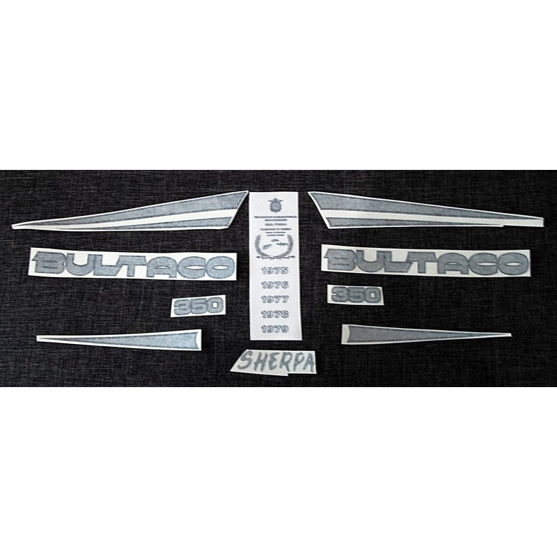 Adhesives Bultaco Sherpa 350 set.