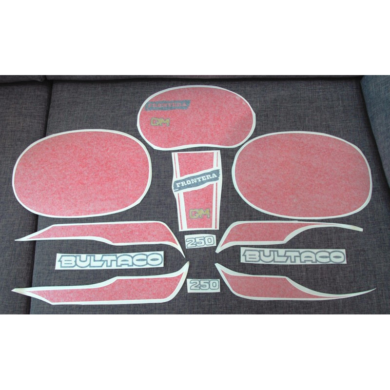 Adhesives Bultaco Frontera 250 Gold Medal set.