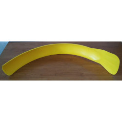 Guardabarros delantero trial color amarillo.