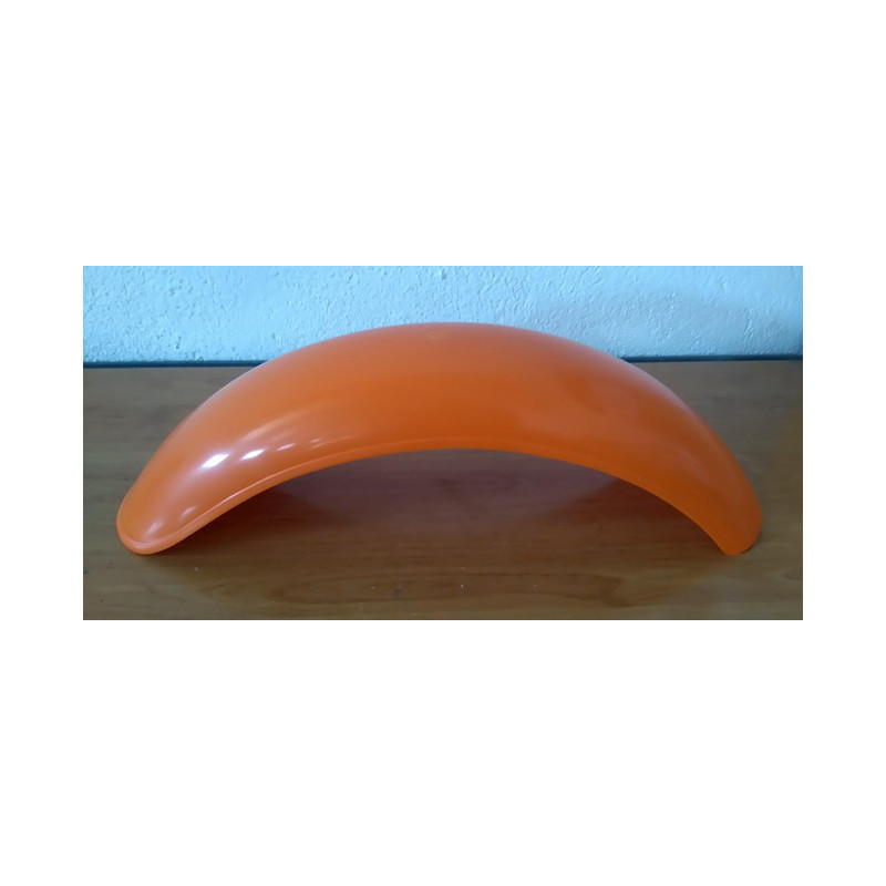 Orange back fender trial.