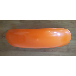 Guardabarros trasero trial color naranja.