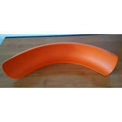 Orange back fender trial.