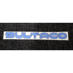 Adhesive Bultaco blue.