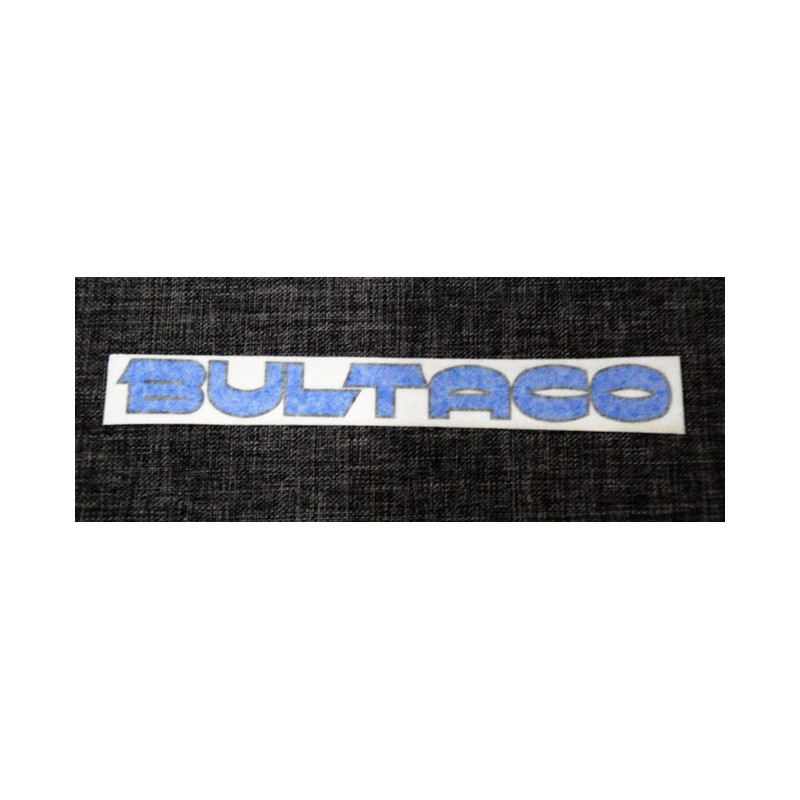 Adhesivo Bultaco azul.