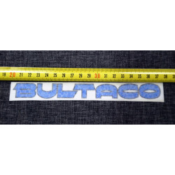 Adhesive Bultaco blue.