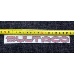 Adhesivo Bultaco rojo.