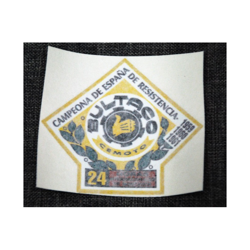 Adhesive Bultaco 24H.