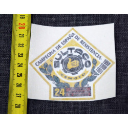 Adhesive Bultaco 24H.