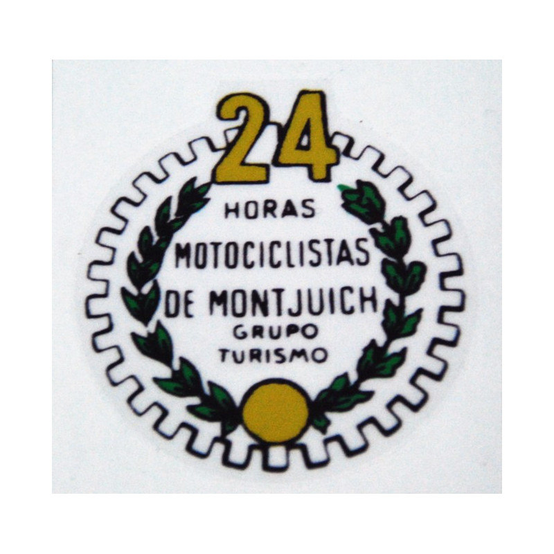Adhesive Bultaco 24H transparent.