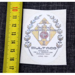 Bultaco Diamond Jubilee Adhesive.