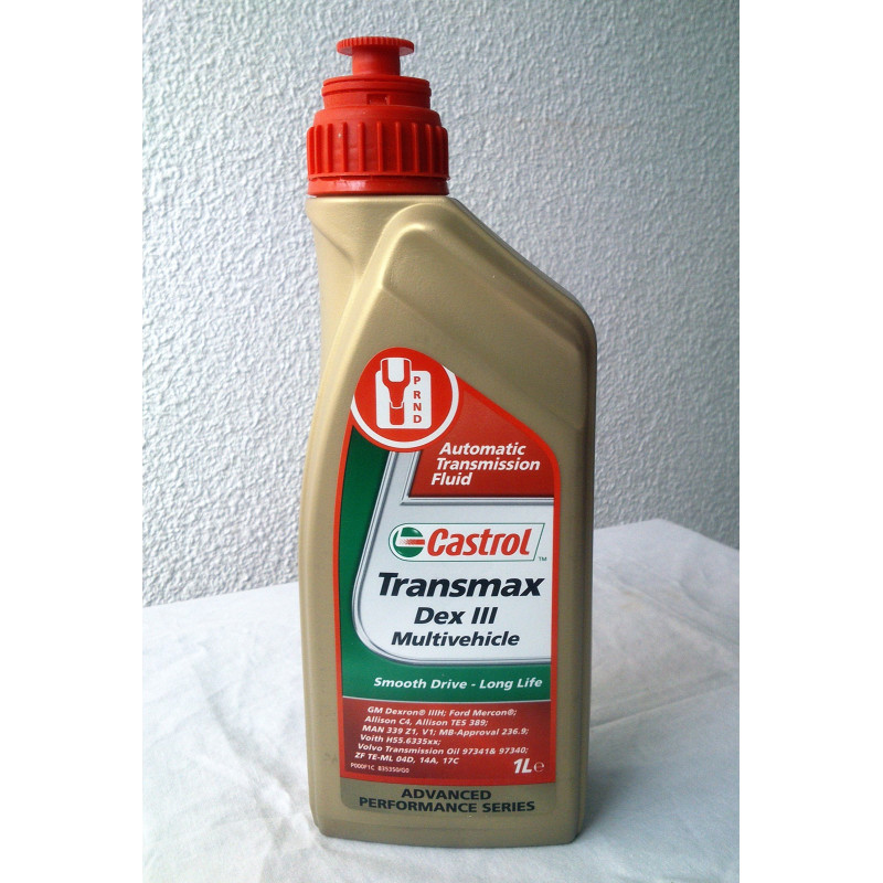 Aceite Castrol Transmax ATF para embrague.