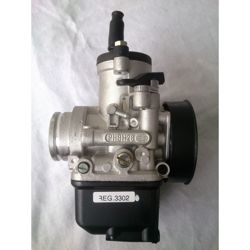 Carburateur Dellorto PHBH 28 BS - Pour Moteur 2 Temps 125 Cm³ - Montage Souple 31 Mm - Starter à Levier - Moto, Scooter, Karting