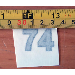 Adhesivo Bultaco 74.