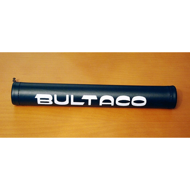 Bultaco black protective handlebar.