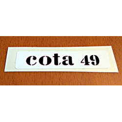 Sticker Cota 49.