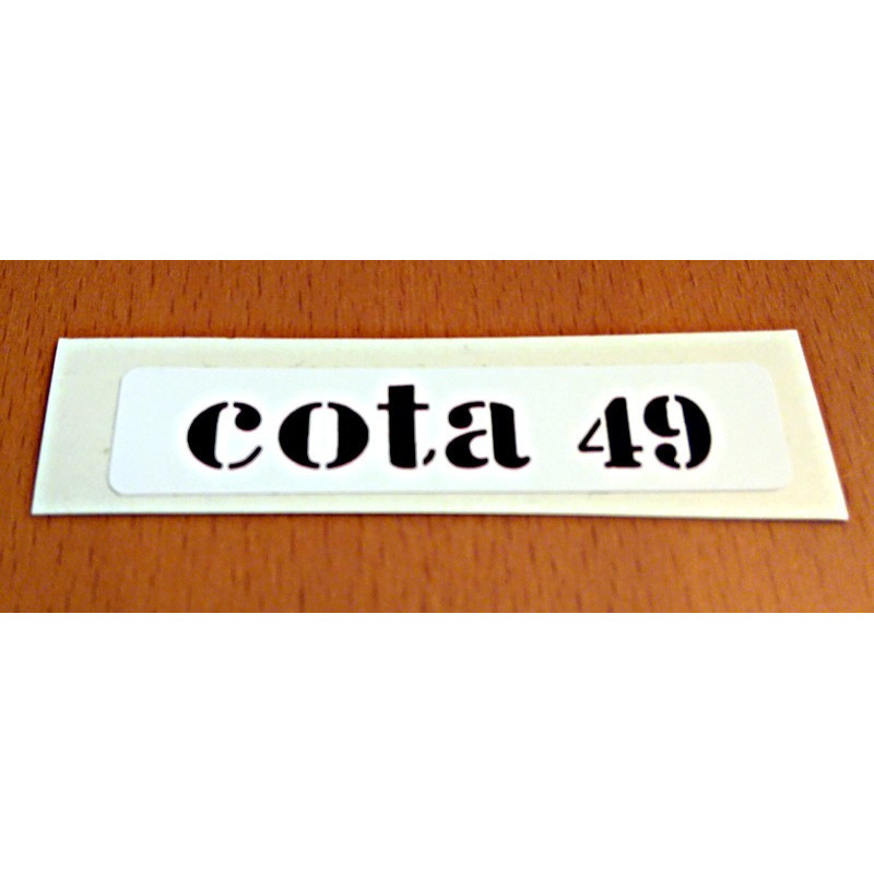 Sticker Cota 49.