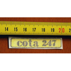 Adhesivo Cota 247 amarillo.