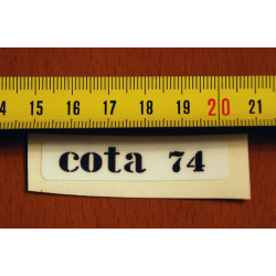 Sticker Cota 74.