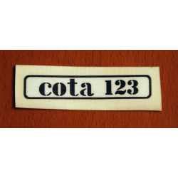 Sticker Cota 123.