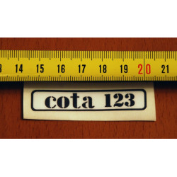 Sticker Cota 123.