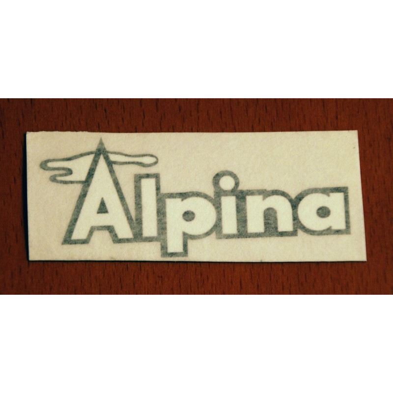 Adhesivo Alpina blanco.