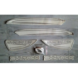 Adhesives Bultaco Streaker black set.