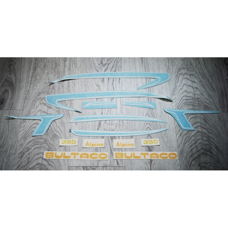 Juego adhesivos Bultaco Alpina 350.