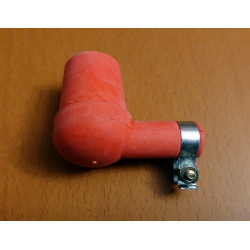 Pipa de bujía de silicona. Roja