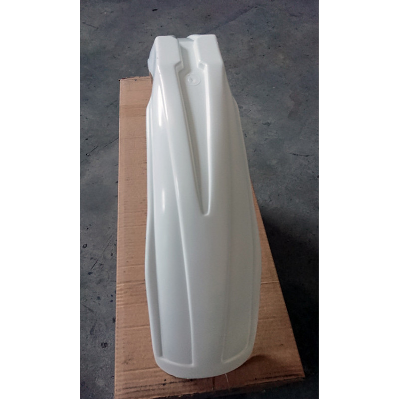 white rear fender with grid Montesa Enduro 74.