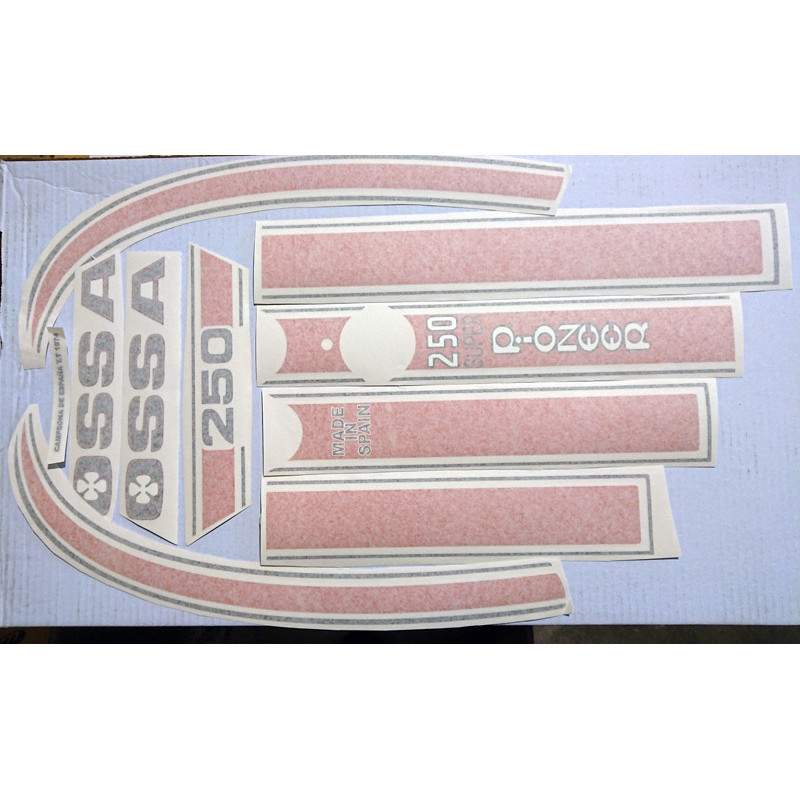 Adhesives Ossa Super Pioneer 250 set.
