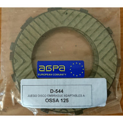 Discos de embrague Ossa 125.