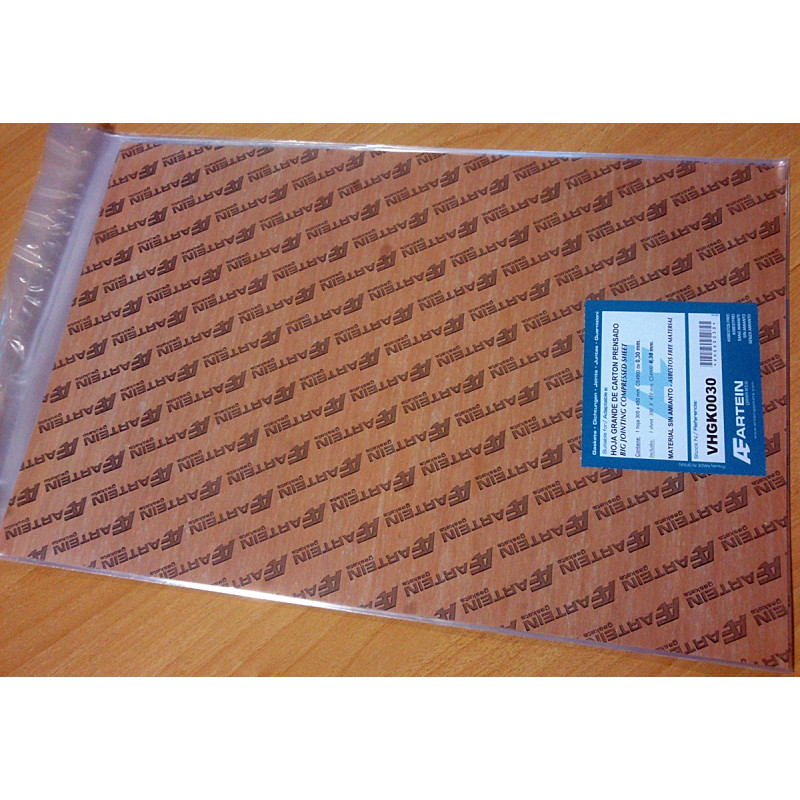 Cartón prensado para juntas. 30 mm.