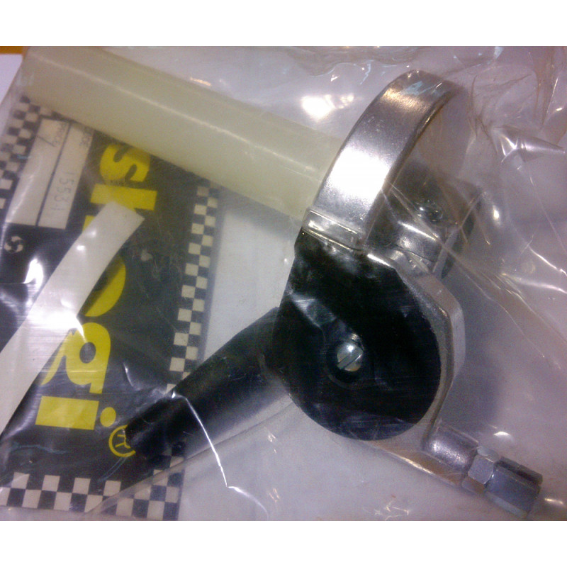 Puño gas de aluminio salida lateral.