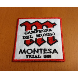 Embroidered patch Montesa.