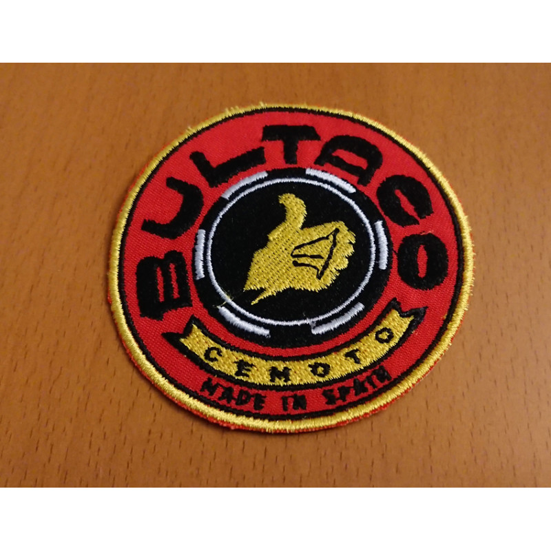 Parche bordado Bultaco.